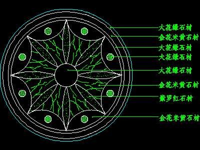 中式铺地、花街铺地、石材拼花CAD图块49--CA...