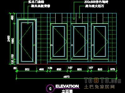 宾馆实套、公共卫生间详图详图