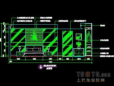 二居室实套、现代简约场景详图B-3套