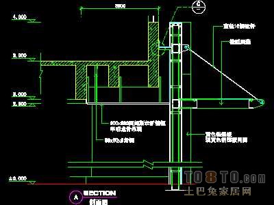 汽车展厅图块、详图装修施工图纸、详图2套
