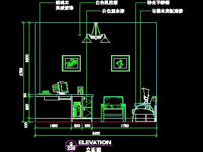 复式实例、实用本色场景cad详图素材2008090...