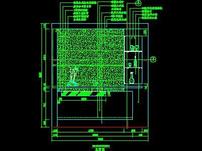 餐厅酒水柜cad详图1--CAD空间素材