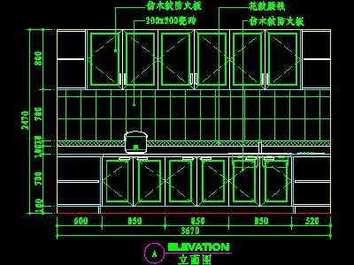 厨房实例CAD祥图54--CAD空间素材