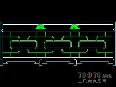 中式栏杆图块26个