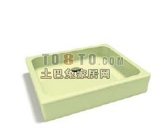 淋浴盆3d模型下载