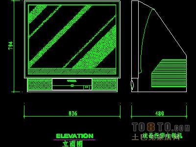 家用电器图块001-电视机图块、视听设备图块、影院...
