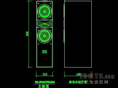 家用电器图块001-电视机图块、视听设备图块、影院...