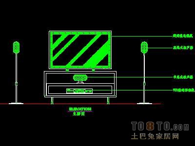 家用电器图块001-电视机图块、视听设备图块、影院...