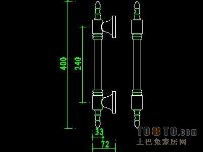 门图块006-门拉手、门锁、门饰117个
