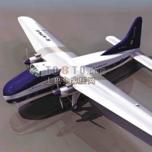 小型飞机3d模型下载