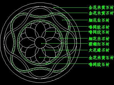 中式铺地、花街铺地、石材拼花CAD图块54--CA...