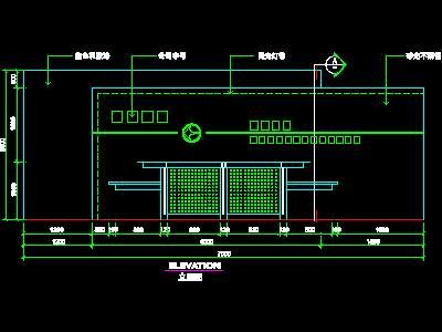 办公室接待台、办公类实例cad详图素材98--CA...