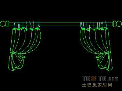 窗图块003-窗帘54个