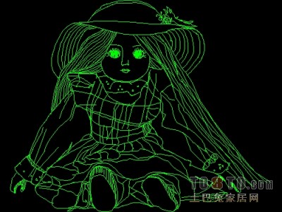 饰物陈设图纸素材002-玩具图块36套