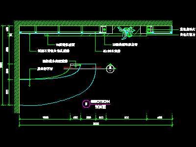 美容美发接待台、工作台装修施工图纸、cad详图素材...
