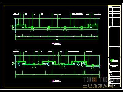 政府行政中心装修施工图纸、详图2套