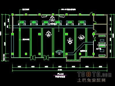 营业厅实套装修施工图纸、详图9套