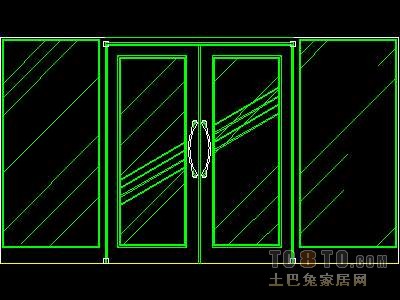 门图块004-铁艺门38个