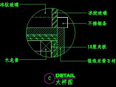 cad玄关祥图素材67--CAD空间素材