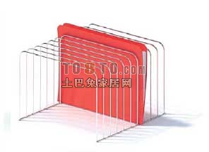 文件夹-办公用品素材733d模型下载