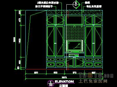 二居室实套、现代简约场景详图B-3套