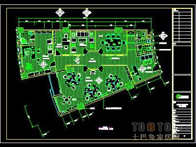 贸易公司、企业形象顾问公司装修施工图纸、详图各2套
