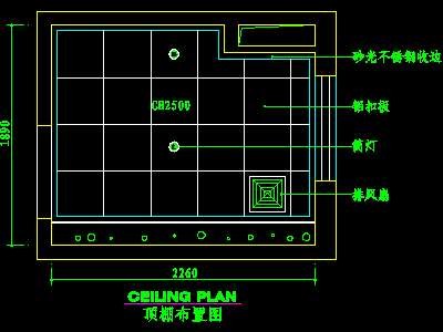 卫生间实例cad详图素材19--CAD空间素材
