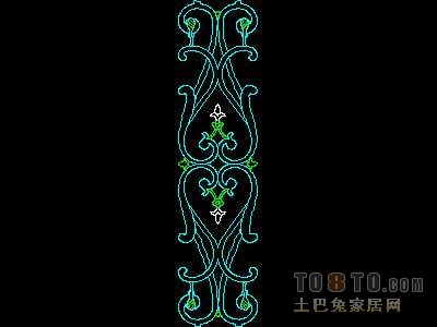 西式栏杆、现代式栏杆、铁艺栏杆图块60个
