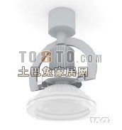 轨道灯具3d模型下载