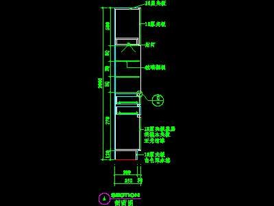 洗脸台cad图块素材5--CAD空间素材