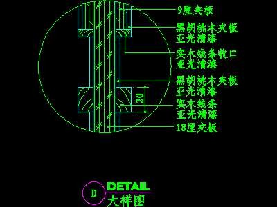 cad玄关祥图素材50--CAD空间素材