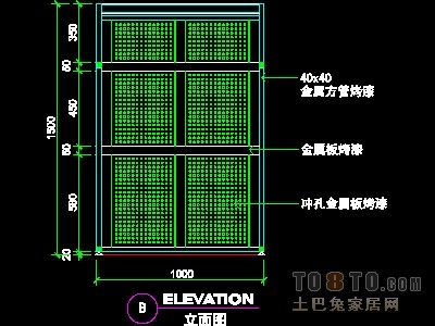 眼镜店、音像店、体育用品店实套装修施工图纸、详图1...
