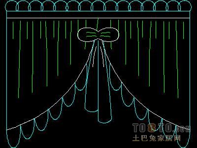 窗图块003-窗帘54个