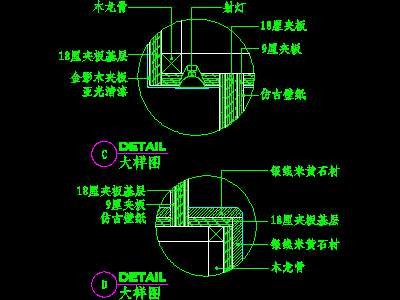 cad玄关祥图素材83--CAD空间素材