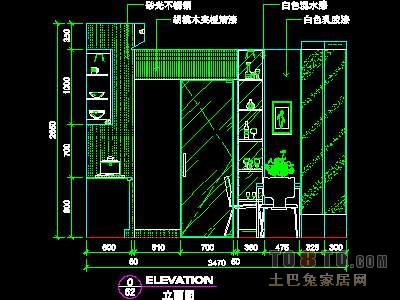 二居室实套、现代简约场景详图B-3套