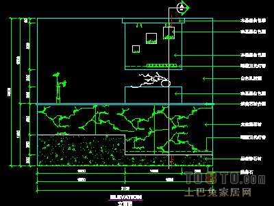 美容美发-接待台、工作台装修施工图纸、详图18套