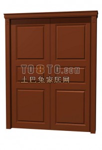 双开门3d模型下载