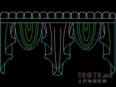 窗图块003-窗帘54个