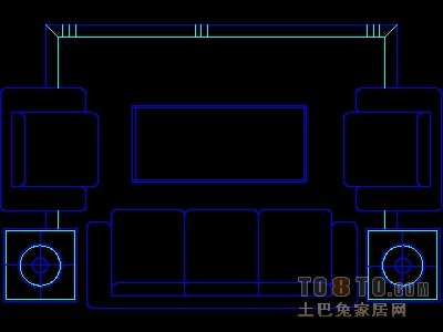 家具图块-沙发平面图块64个