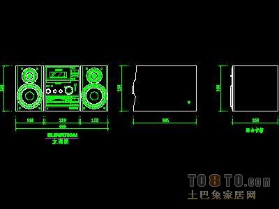 家用电器图块001-电视机图块、视听设备图块、影院...
