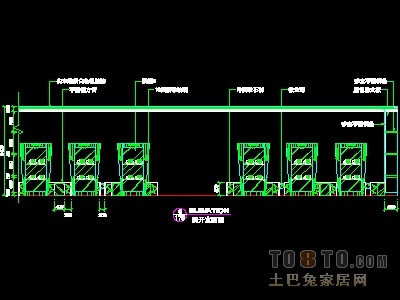 电器店、通讯店实套、道具实套装修施工图纸、详图9套