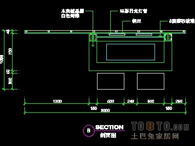 电器店、通讯店实套、道具实套装修施工图纸、详图9套