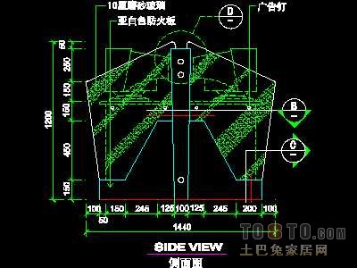 网吧空间详图装修施工图纸、详图2套