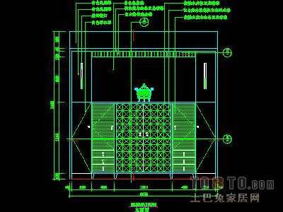 餐厅装饰柜详图14个