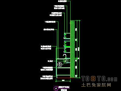 办公类实套、茶水台详图5套