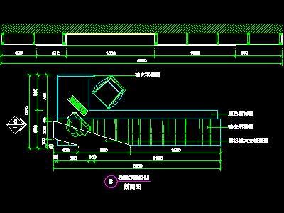 办公室接待台、办公类实例cad详图素材60--CA...