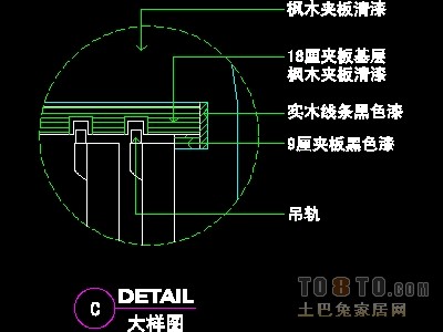 眼镜店、音像店、体育用品店实套装修施工图纸、详图1...