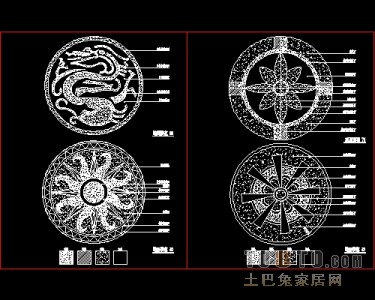地面图块003-花街铺地、石材拼花、中式铺地33个