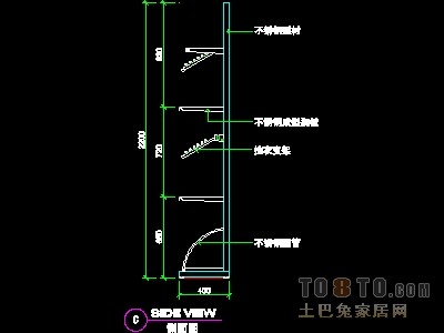 眼镜店、音像店、体育用品店实套装修施工图纸、详图1...