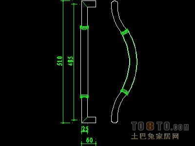 门图块006-门拉手、门锁、门饰117个